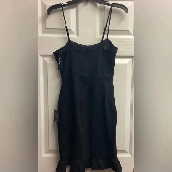 Lulus Mini Dress With Ruffle Hem Size Medium - Picture 5 of 6